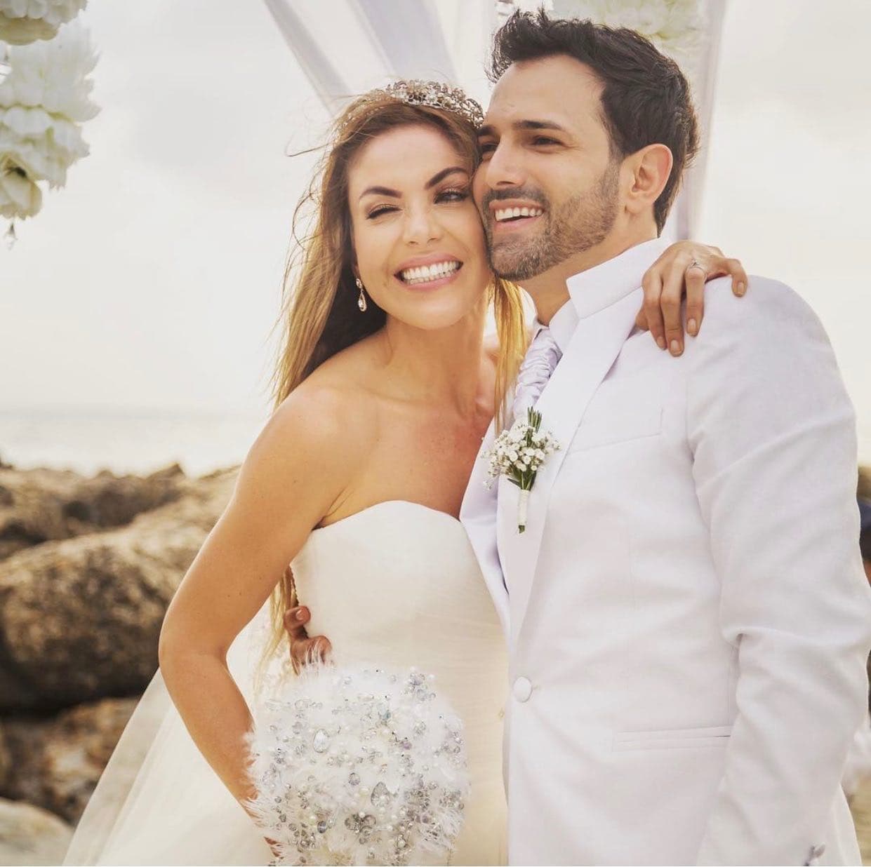 Nataly Umaña y Alejandro Estrada se casaron en 2018.