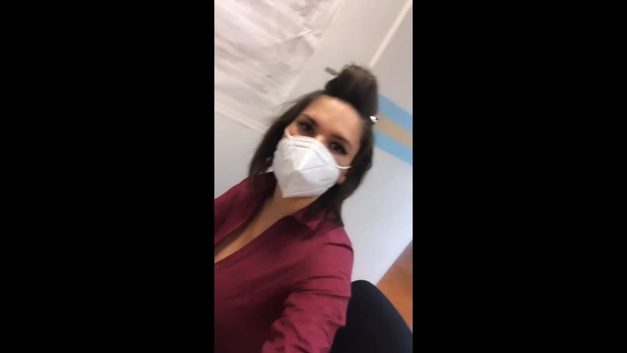 Zoraida Gómez también dejó ver que antes de comenzar a grabar le realizaron una prueba rápida de coronavirus.