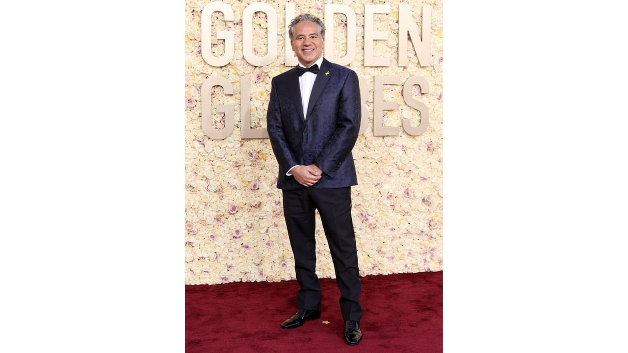 John Ortiz en los Golden Globes 2024.