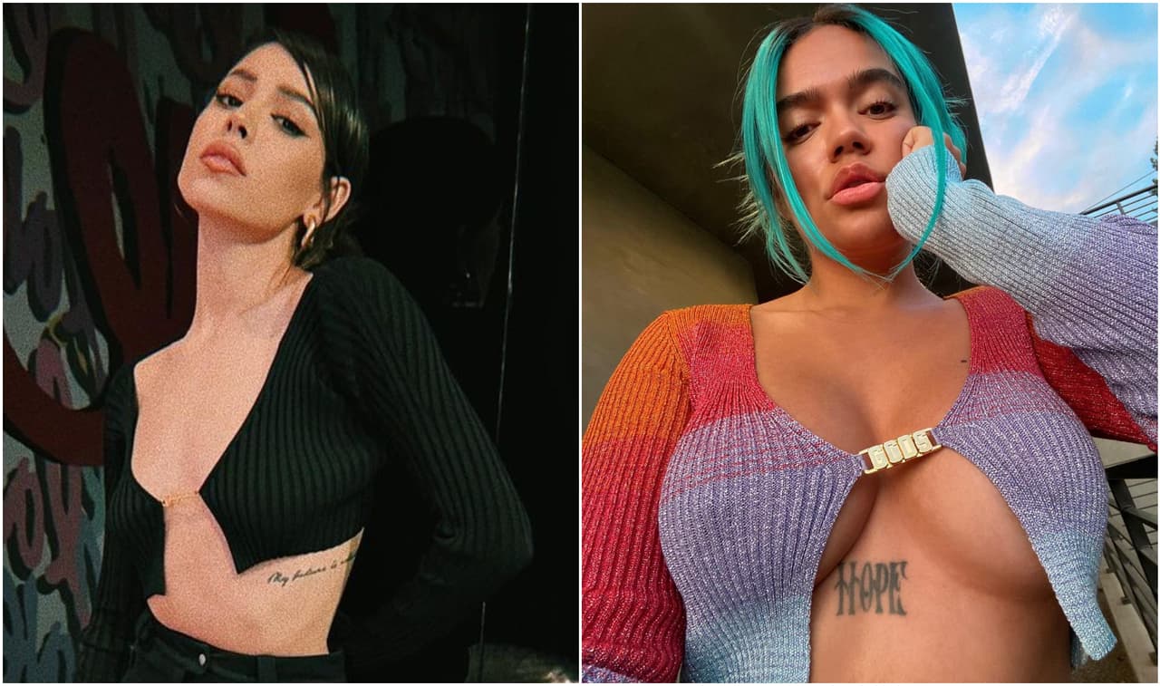 ¿Danna Paola le copió el look a Karol G?