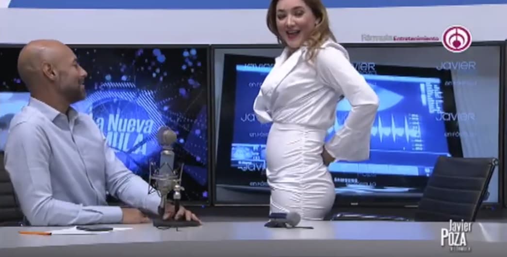 Sherlyn dejó ver que ya se le nota su embarazo