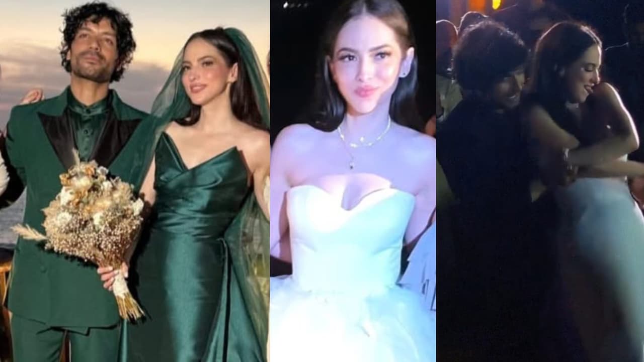 Paty Cantú y Christian Vázquez se casan en playa mexicana; así fue la romántica boda