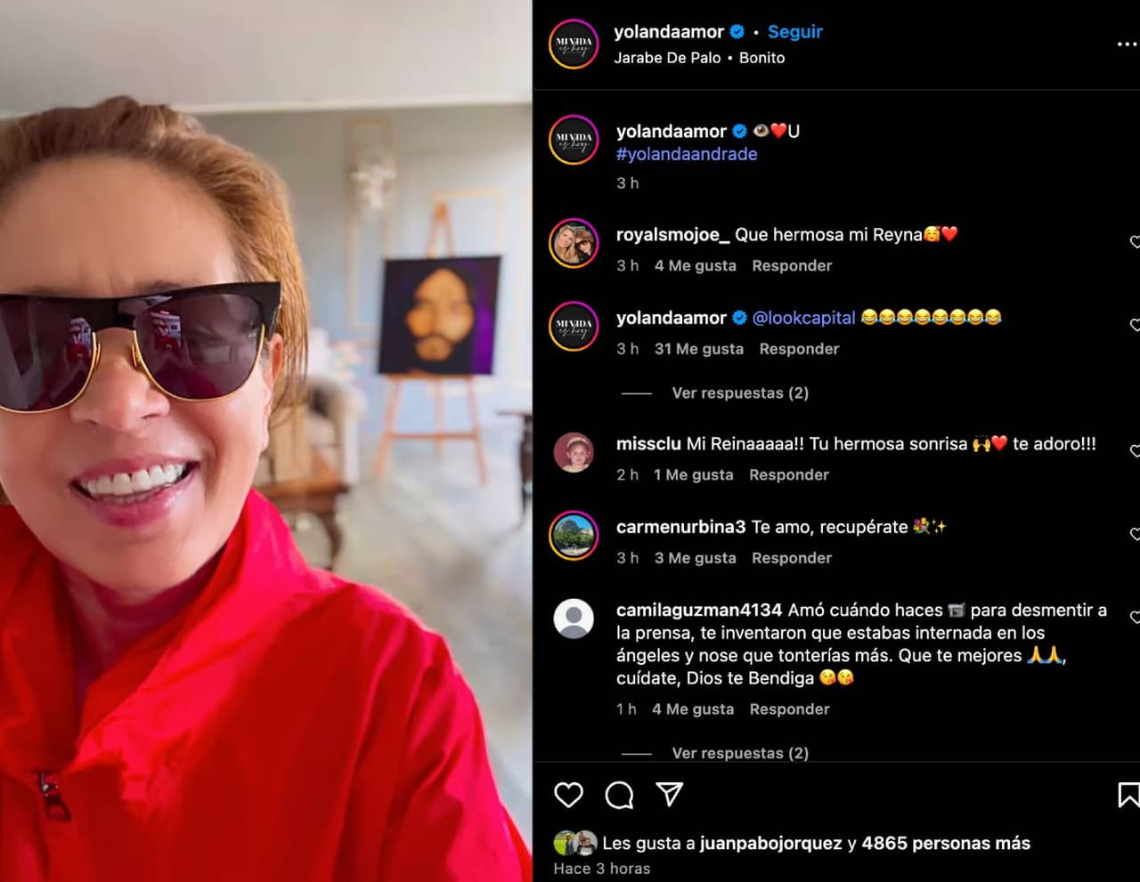 Yolanda Andrade, conductora de televisión.