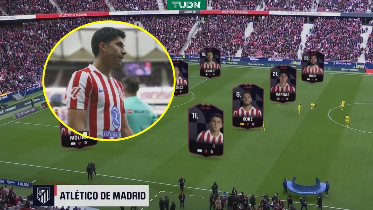 Obed Vargas es titular en victoria del Atlético de Madrid sobre Getafe