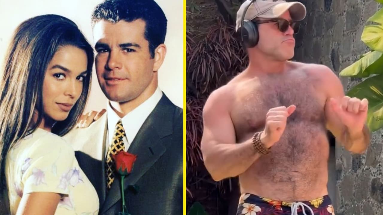 Biby Gaytán “agarra” descamisado e infraganti a Eduardo Capetillo en íntimo momento: “Eres tremenda”