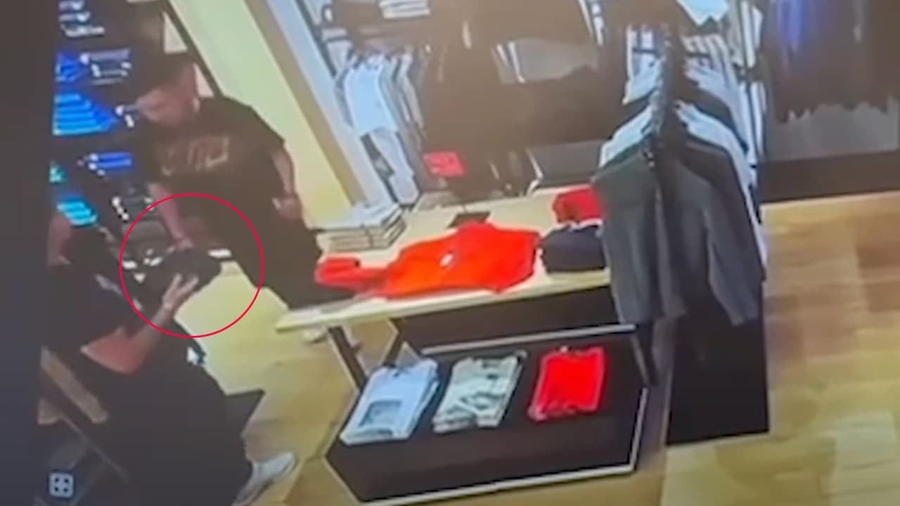 Video de seguridad expone un robo de miles de dólares en outlets de Livermore
