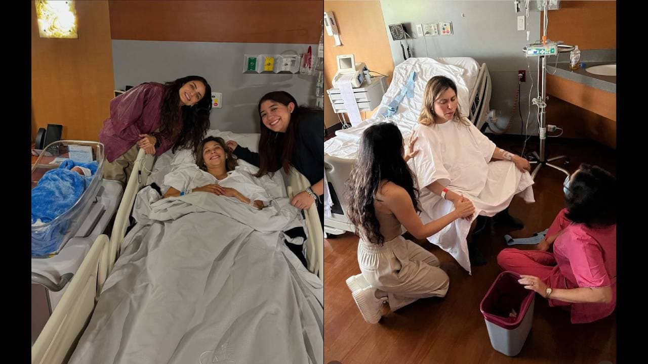 Aislinn Derbez muestra el parto de su hermana Michelle