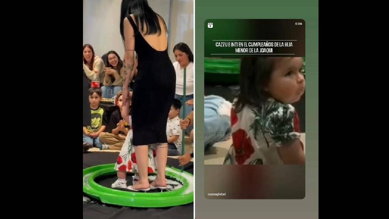 Cazzu reaparece junto a su hija Inti
