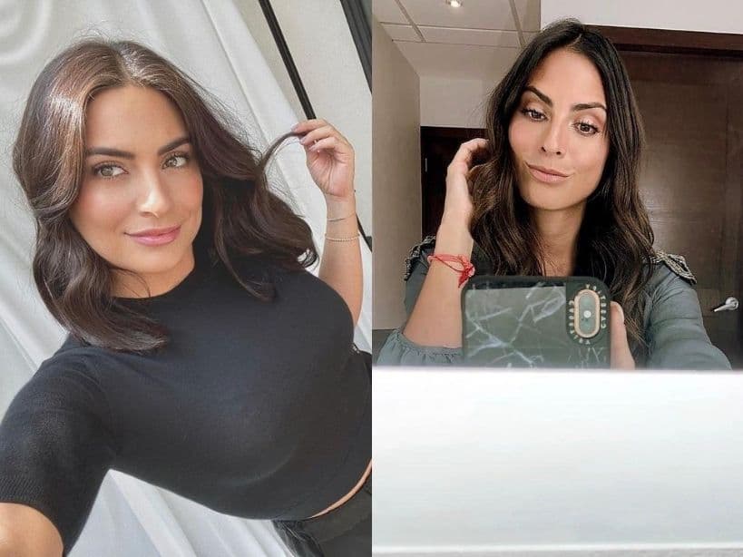 Por si fuera poco, el peinado de ambas también es muy parecido, al igual que sus enormes ojos y sus cejas.