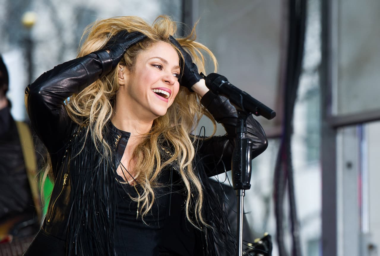 Shakira performs on NBC's "Today" show on Wednesday, March 26, 2014 in New York. (Photo by Charles Sykes/Invision/AP)