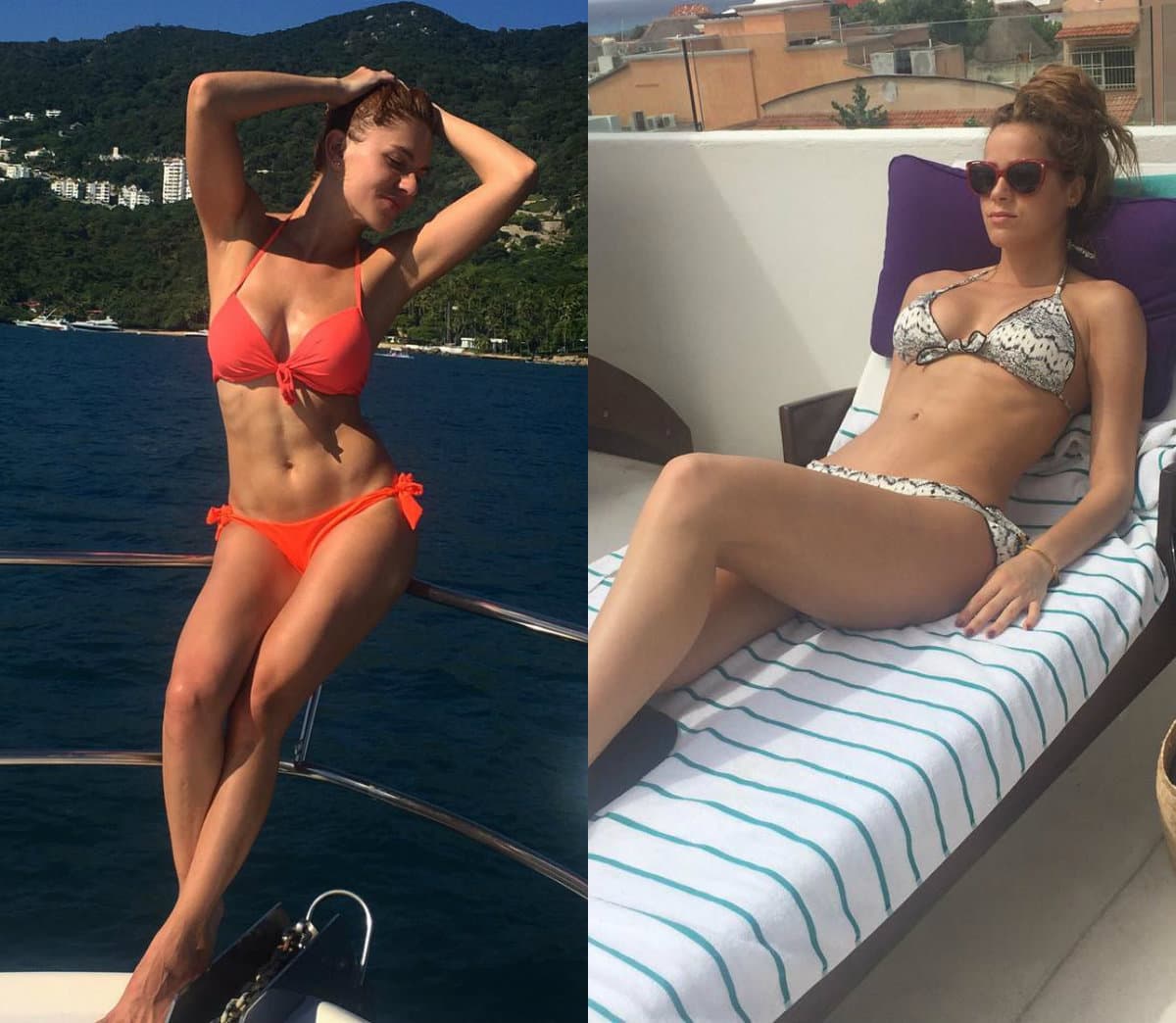 Sus cuerpos son producto de arduas rutinas de ejercicio y de una dieta balanceada
