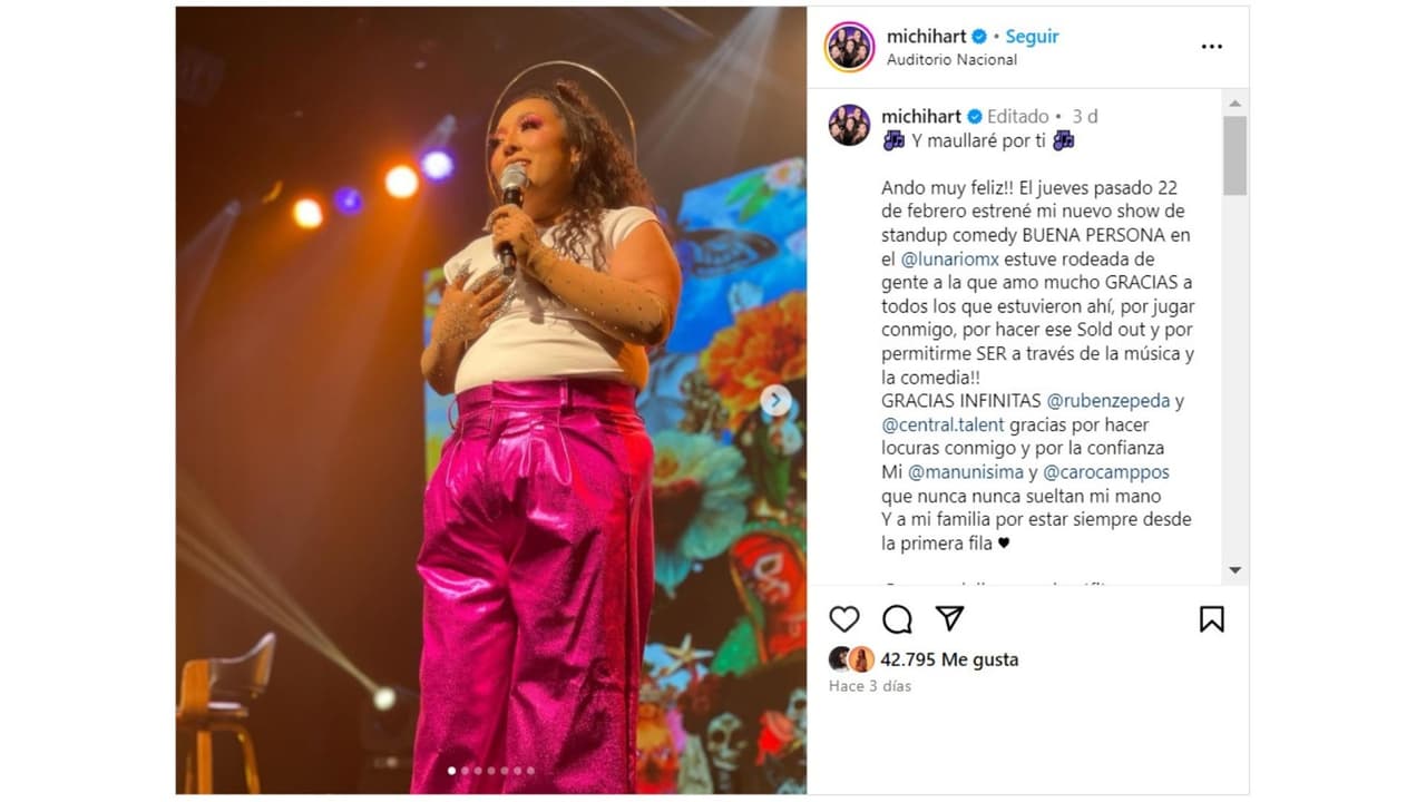 Michelle Rodríguez hace días.
