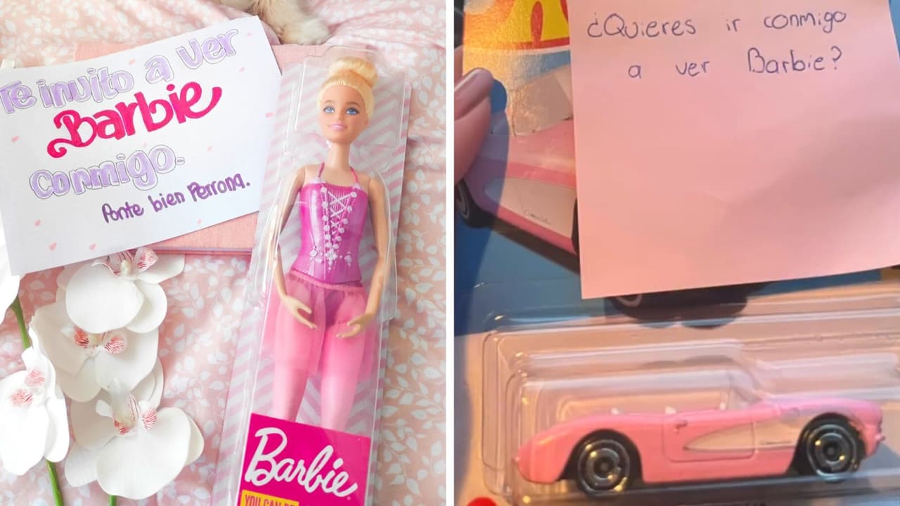 Románticas e ingeniosas propuestas para ir a ver la película Barbie inundan Internet
