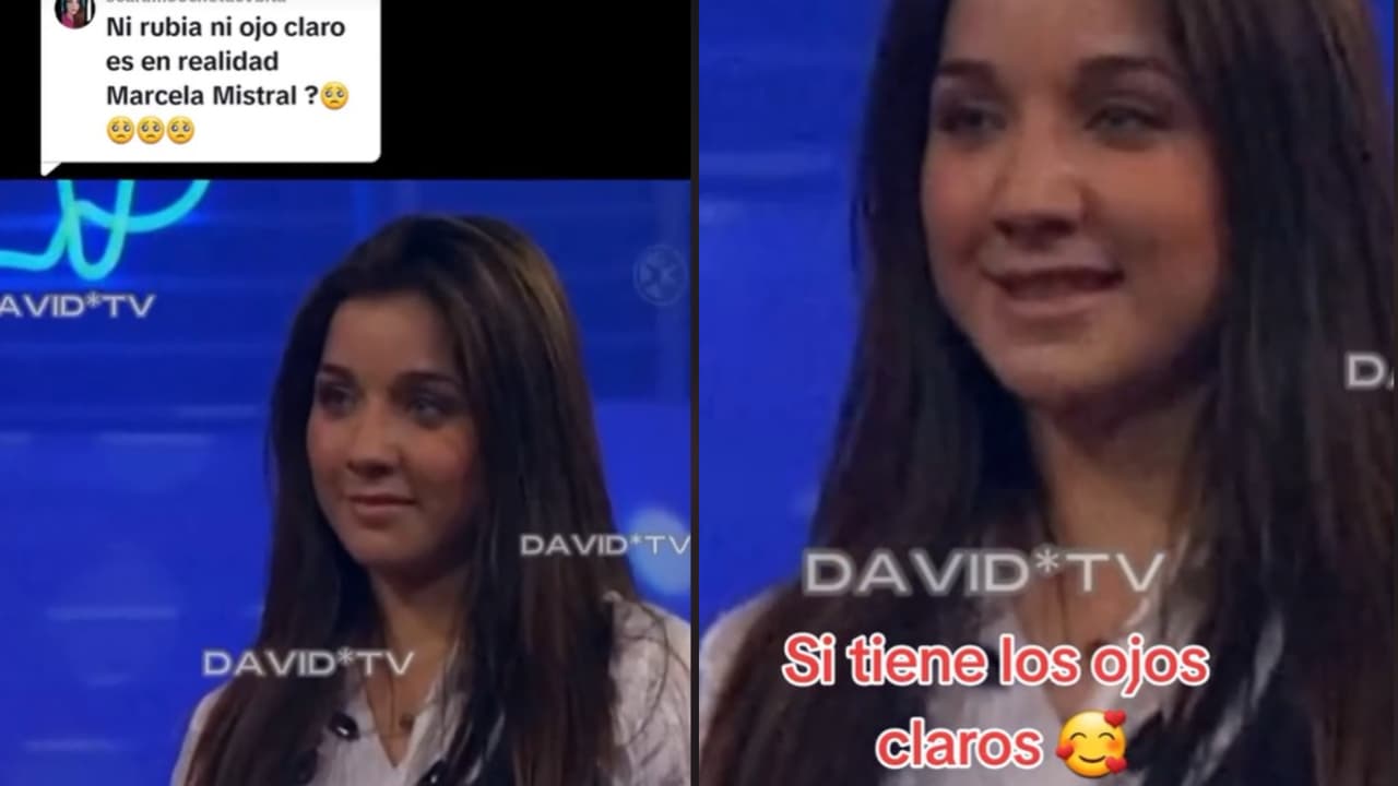 Marcela Mistral, a los 18 años, antes de ser famosa.