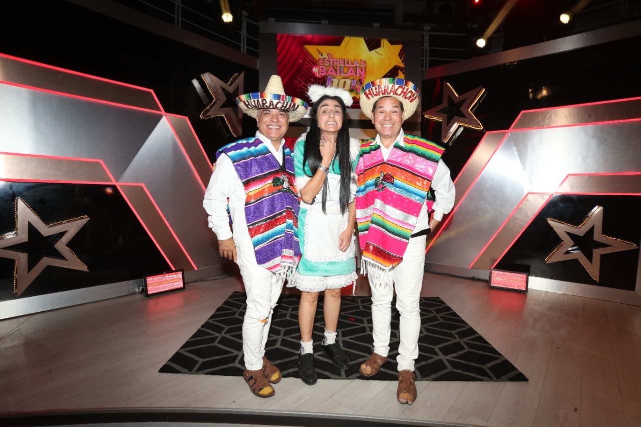 Excelsa y Huarachín y Huarachón. Los comediantes formarán el primer trío de la competencia en toda la historia de Las Estrellas bailan en Hoy.