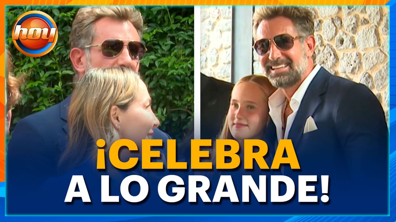 Gabriel Soto FESTEJA 30 años de carrera junto a su NOVIA, familiares y amigos