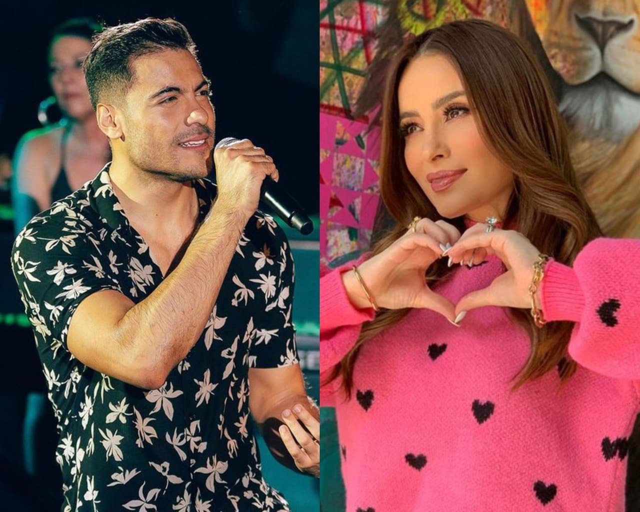 Cynthia Rodríguez se deja ver con pancita de embarazo en concierto de Carlos Rivera