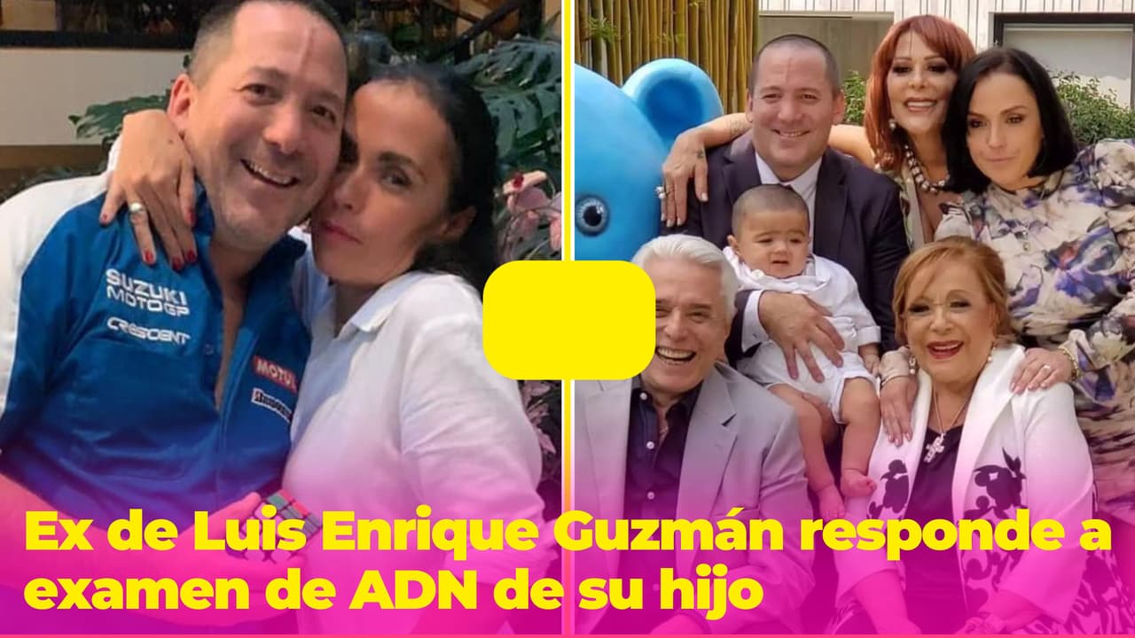 Ex de Luis Enrique Guzmán reacciona a la prueba de ADN de su hijo y envía fuerte mensaje
