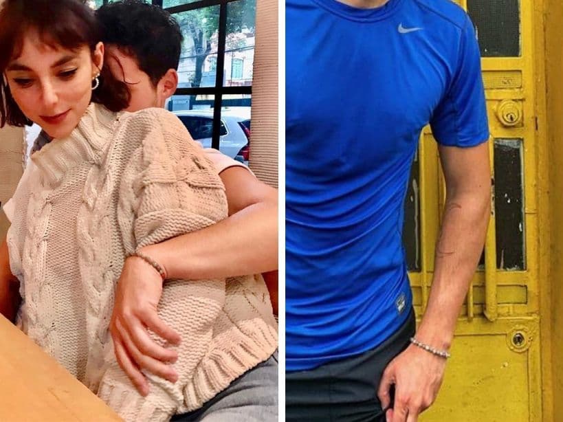 A pesar de que la conductora de ‘Netas Divinas’ únicamente se limitó a poner un corazón rojo como descripción de la imagen y a tapar el rostro del hombre que la acompaña, una pulsera podría delatar que sí se trata de Gonzalo Vega Jr.