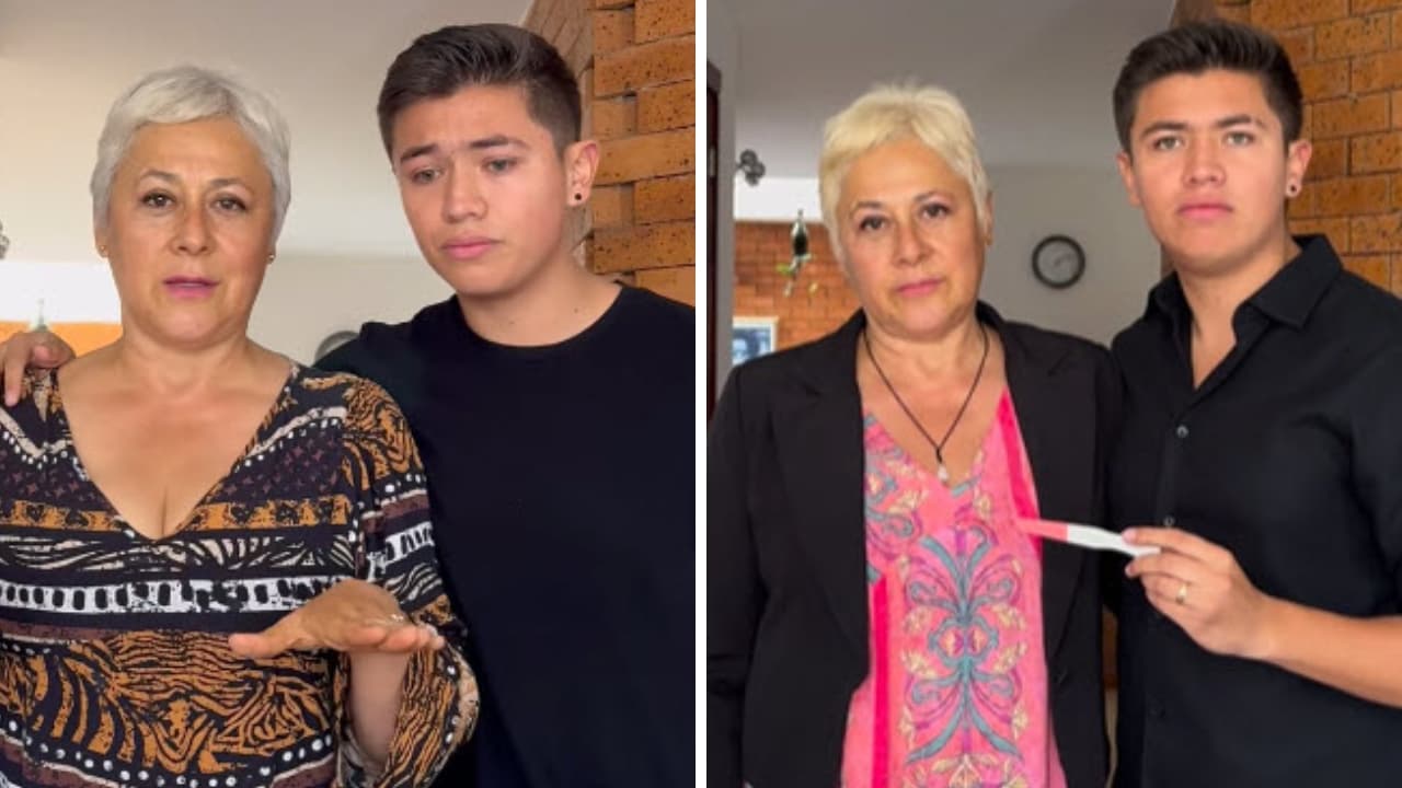 Alina Lozano y Jim Velásquez muestran las pruebas que confirman "no hubo bebé"