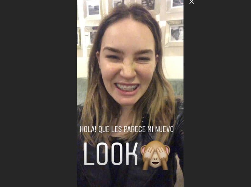 Belinda compartió en Instagram una imagen de su nuevo look.