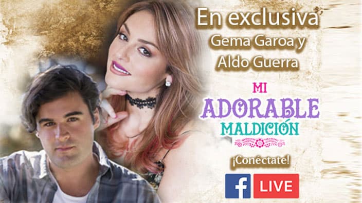 Gema Garoa y Aldo Guerra a través de FACEBOOK LIVE