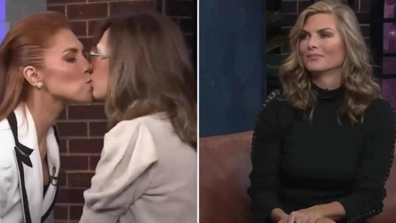 Yolanda Andrade fue pareja de Lorena Meritano y ahora protagonizaron beso