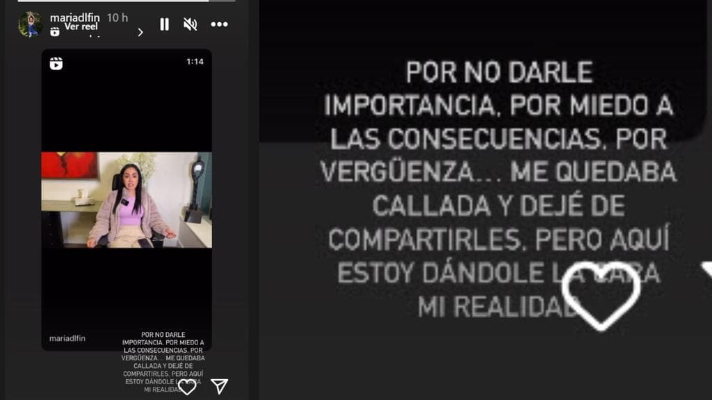 En otro mensaje, la esposa de 'El Mimoso' explicó por qué sale ahora a señalar al cantante.