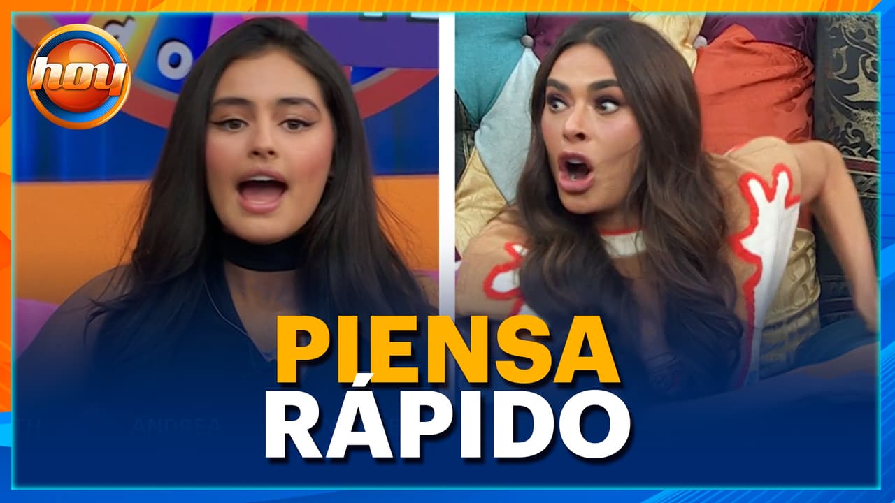 Tania Nicole se divierte con nosotros en el juego ¡Basta!