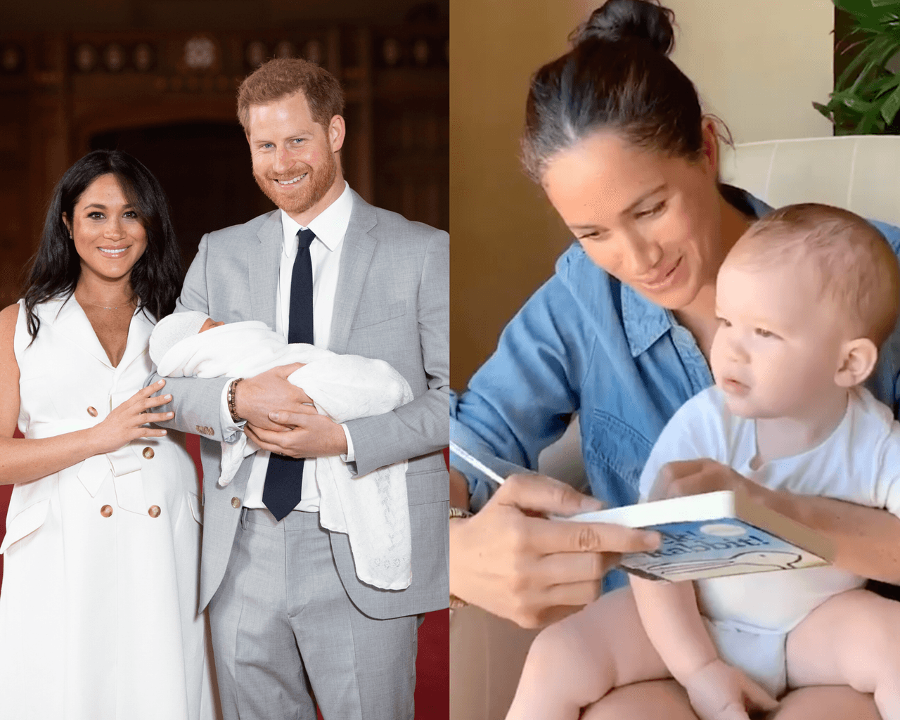Archie, el hijo de Harry y Meghan, cumple un año y aparece leyendo un cuento con su mamá