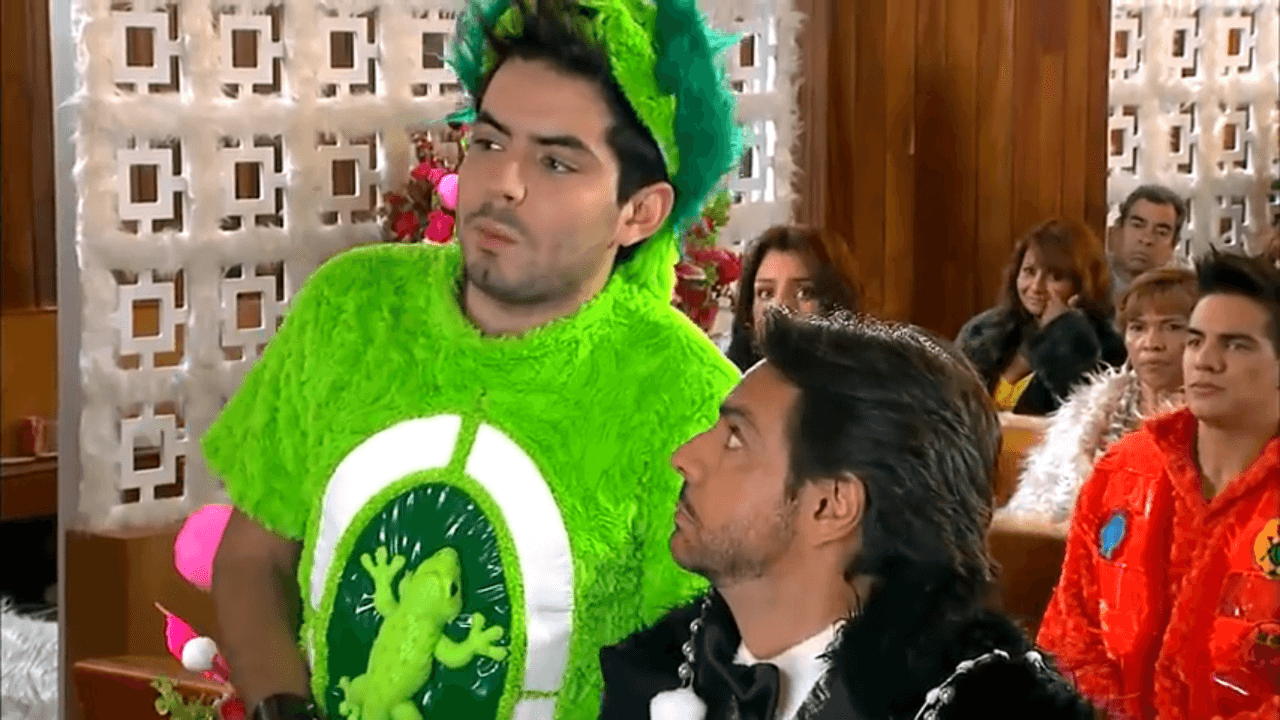 Mientras que José Eduardo representa al más pequeño de La Familia P. Luche: Ludoviquito.