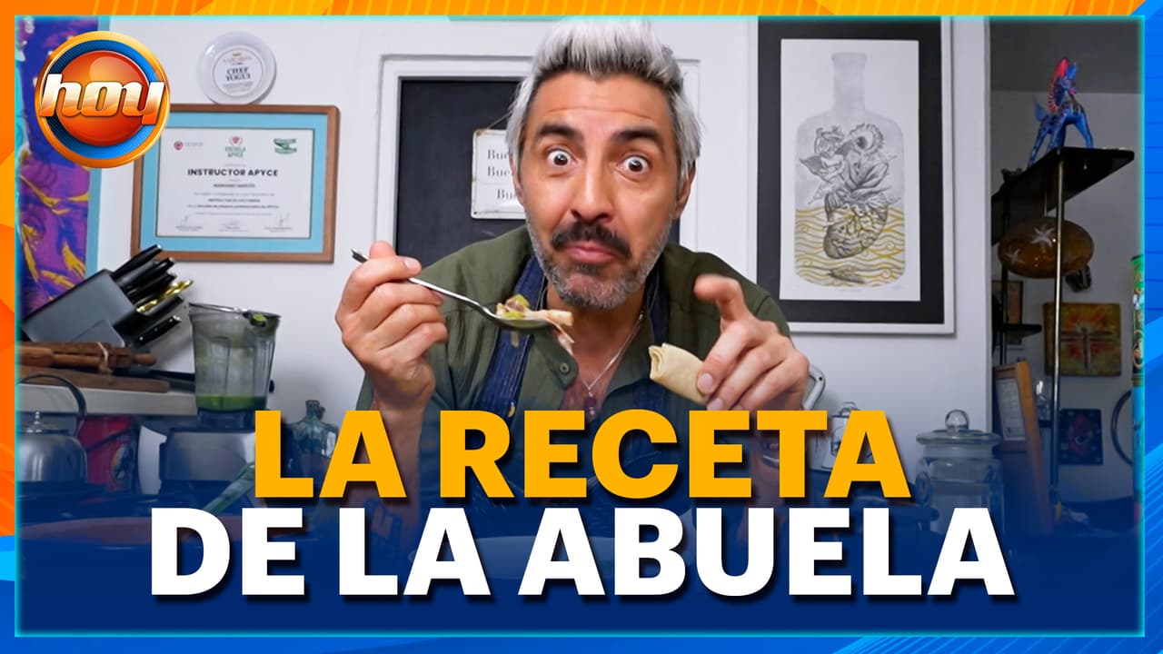 El chef Yogui prepara carne en su jugo con la receta especial de la abuela Coco