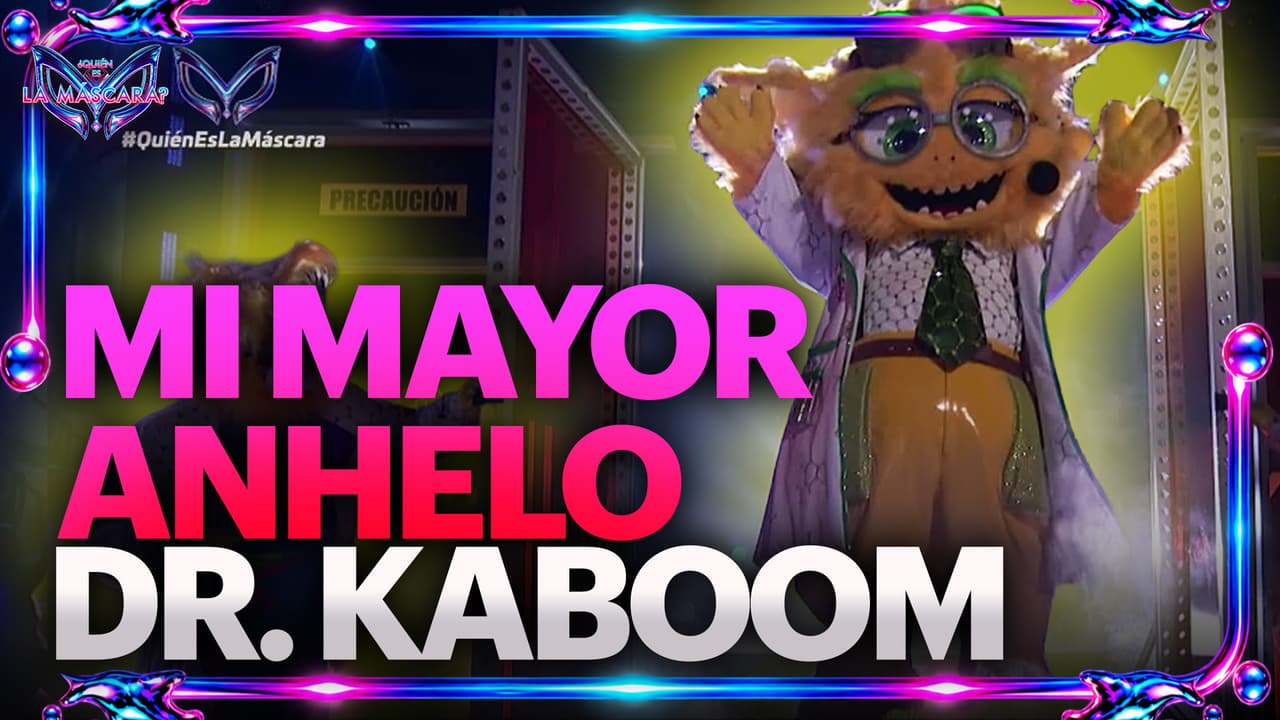 Dr. Kaboom prende el escenario al empezar a cantar ‘Mi mayor anhelo’ de Banda MS