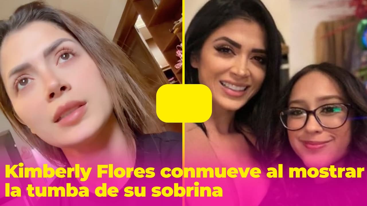 Kimberly Flores conmueve al mostrar la tumba de su sobrina, quien falleció por presunta negligencia