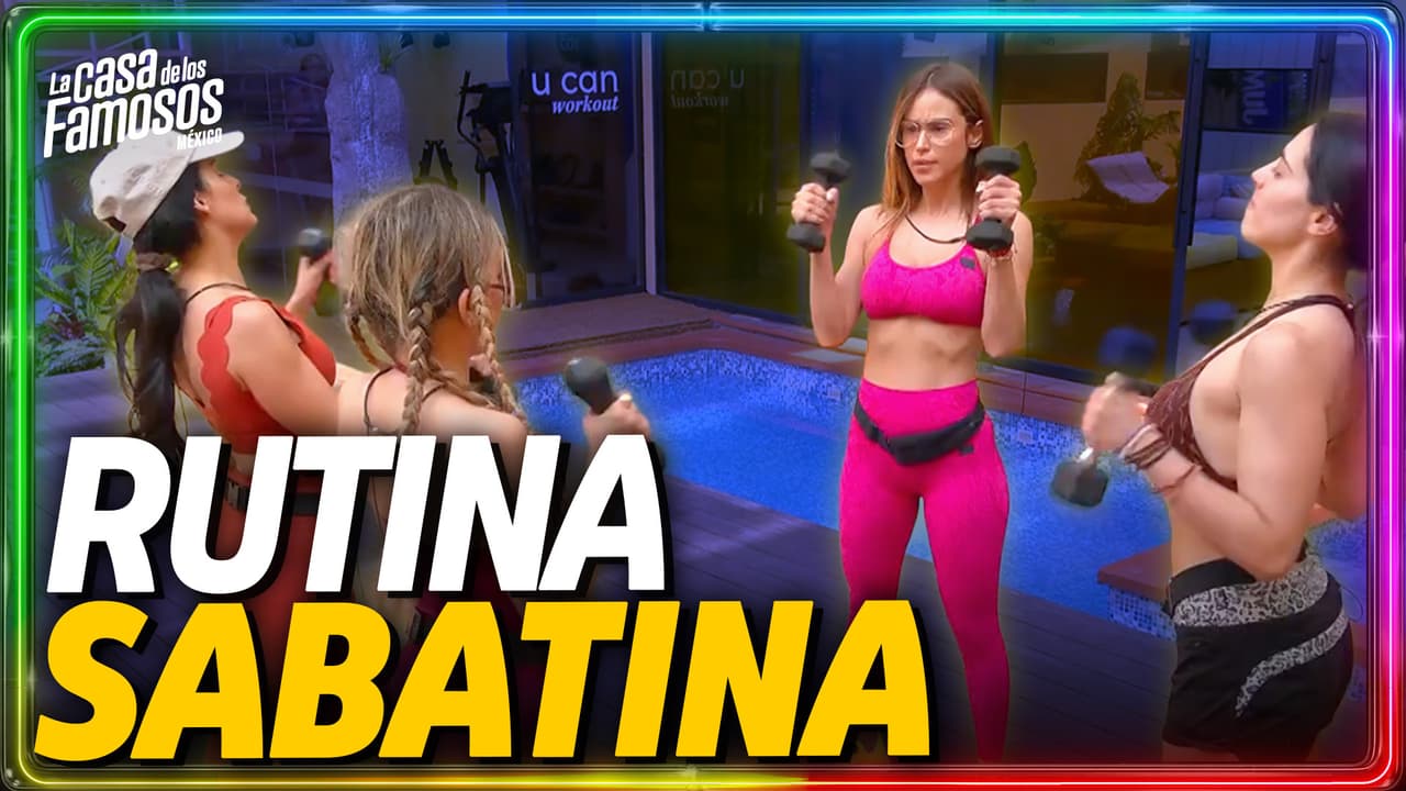 Yanet se pone RUDA con las chicas en los EJERCICIOS con mancuernas