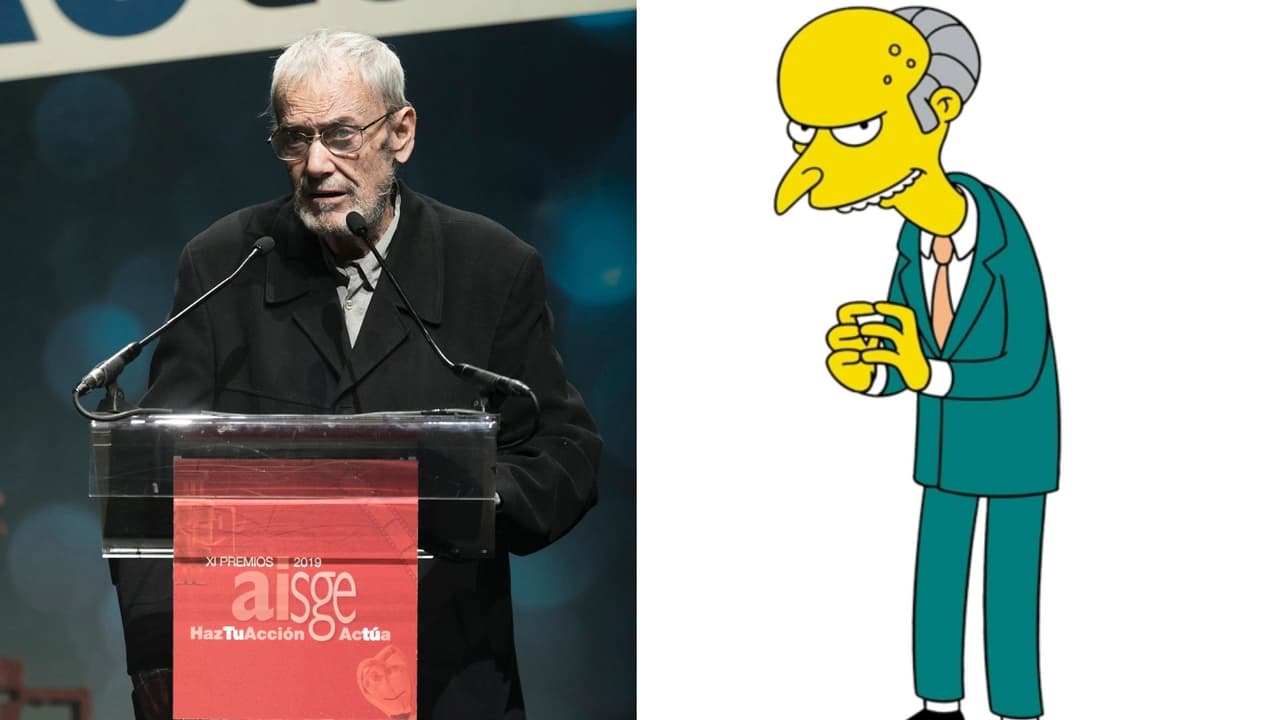 Muere el actor de doblaje Javier Franquelo, voz de Montgomery Burns, a los 91 años