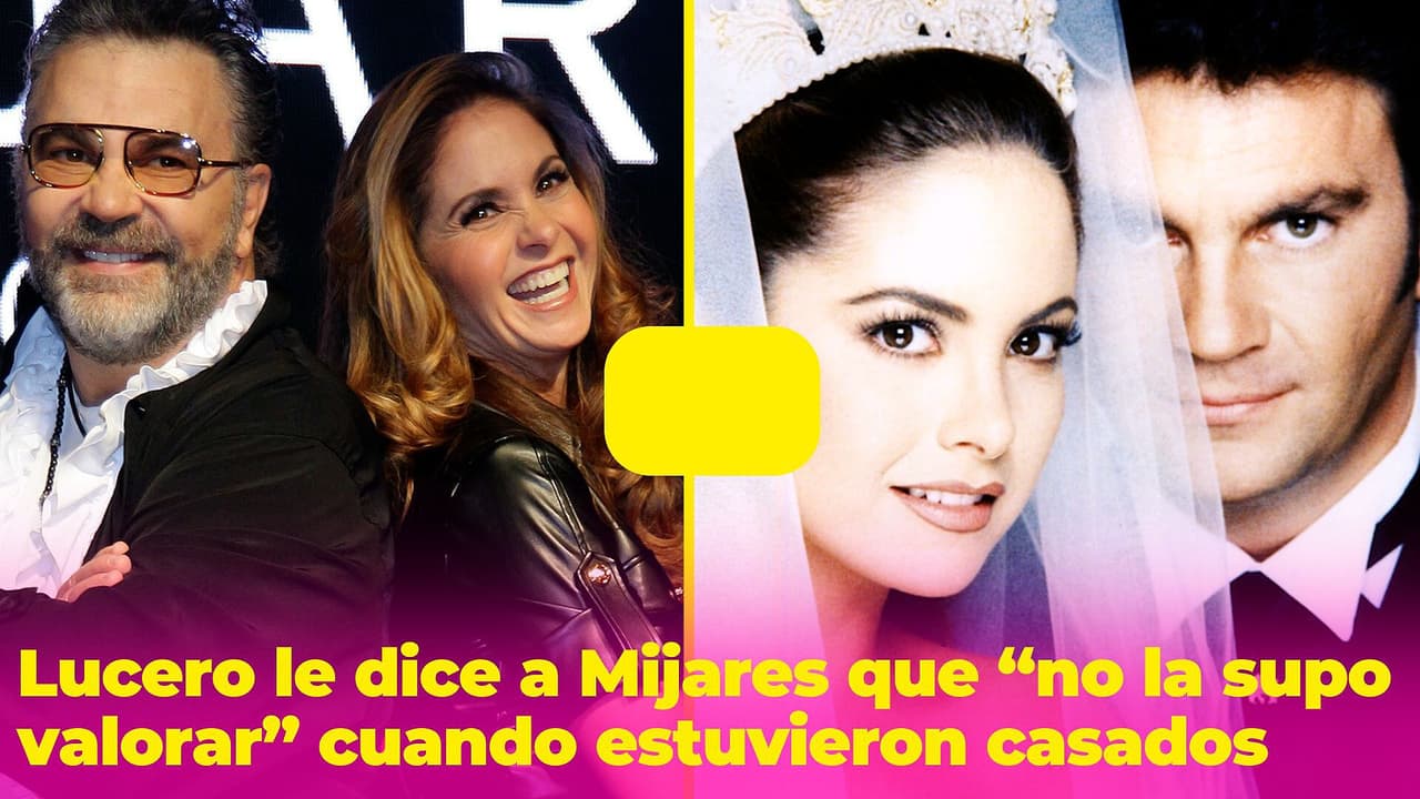 Lucero le hizo tremendo reproche a Mijares en pleno show: "No me supiste valorar"
