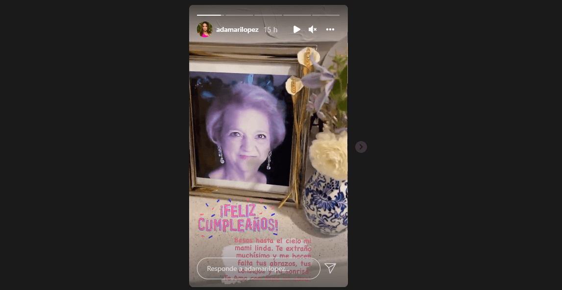Adamari López recordó con amor a su mamá en el día que sería su cumpleaños.