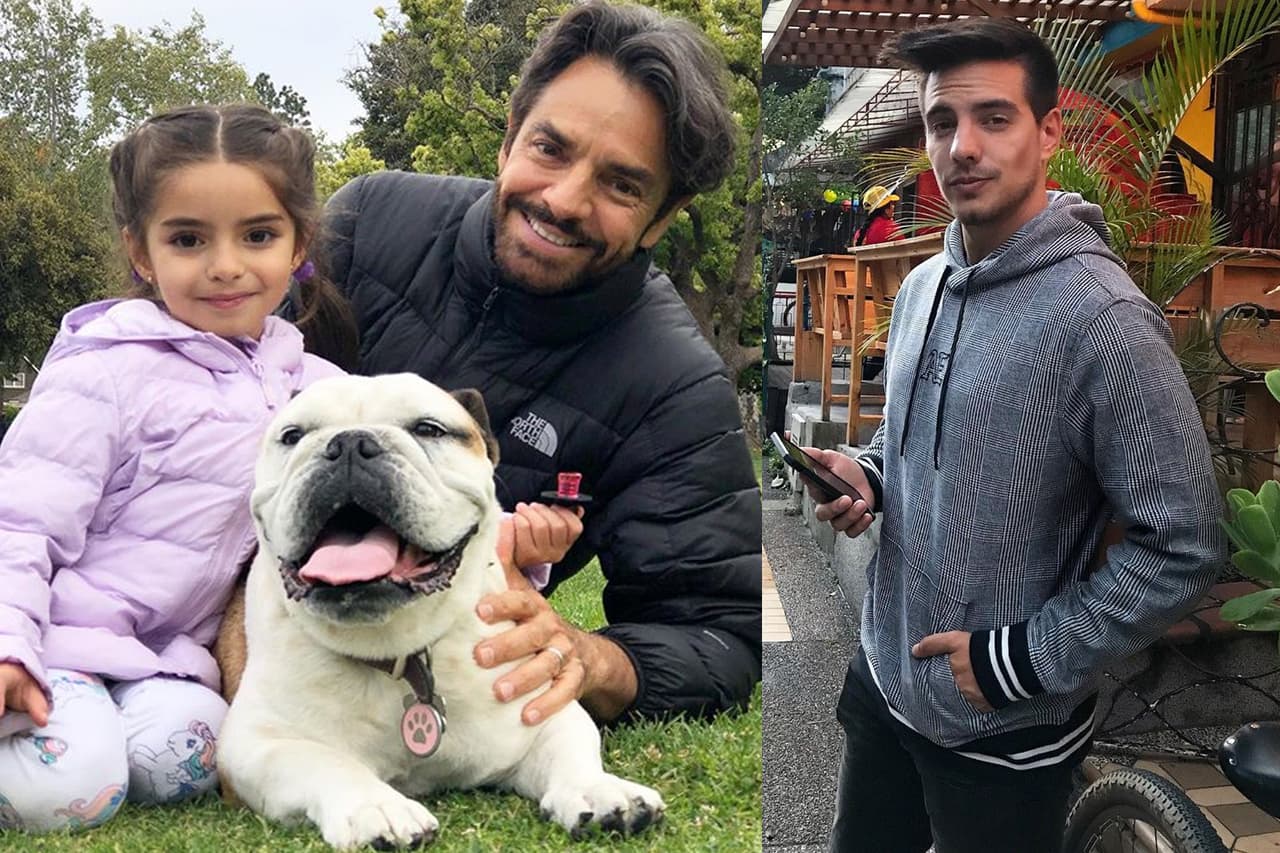 Eugenio Derbez presume que la mejor parte de su día es estar con Aitana y uno de sus hijos responde