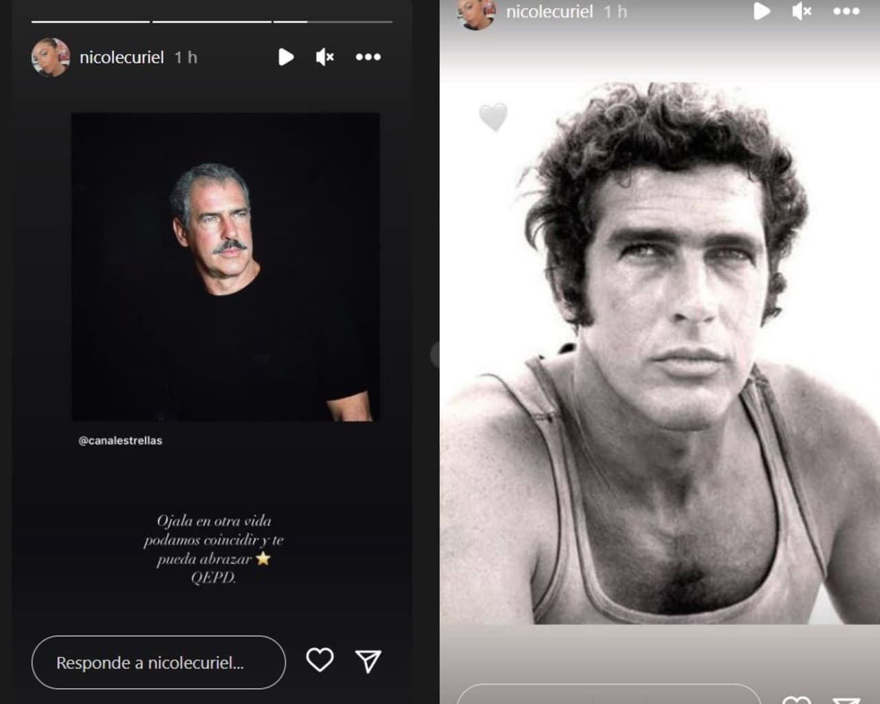 Nicole Curiel manda mensaje a Andrés García, su supuesto abuelo al que no pudo conocer.