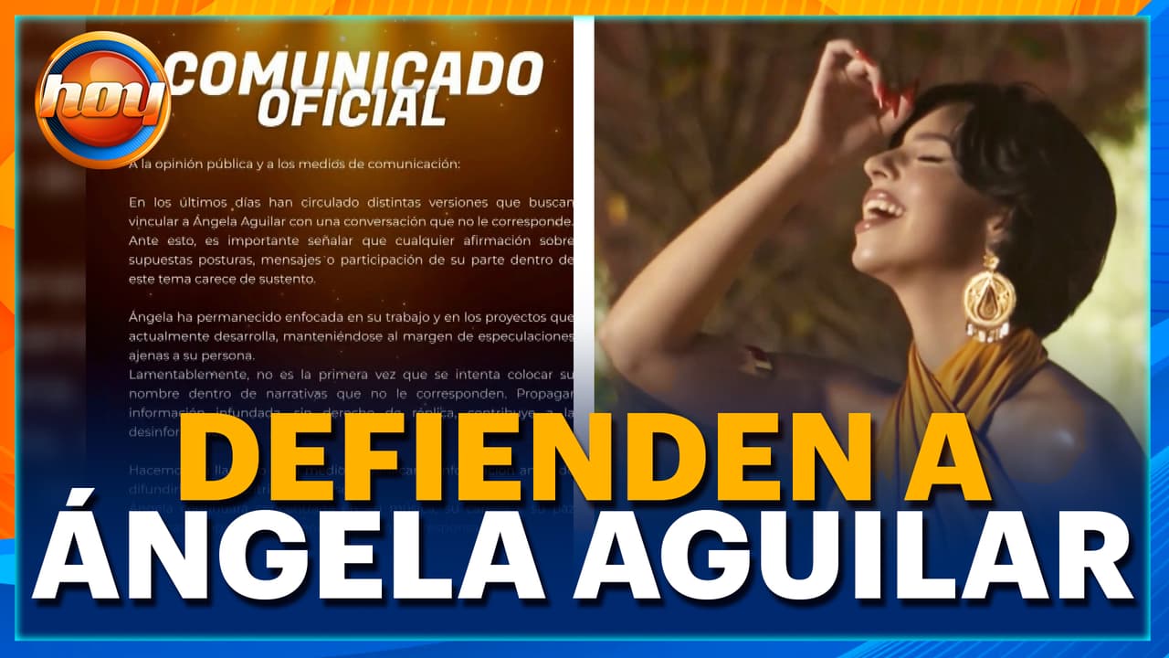 La familia Aguilar pide a los medios NO contribuir al acoso en contra de Ángela Aguilar