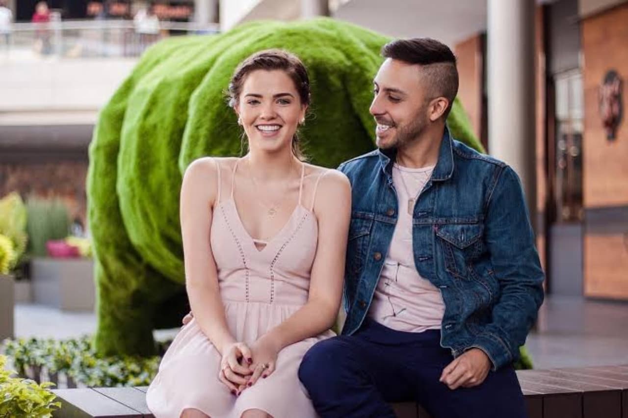 Thalí García y Felipe Aguilar.