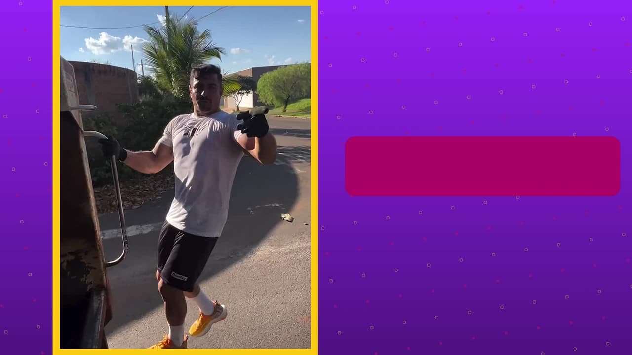 Recolector de basura baila mientras trabaja y su musculoso cuerpo enamora a miles