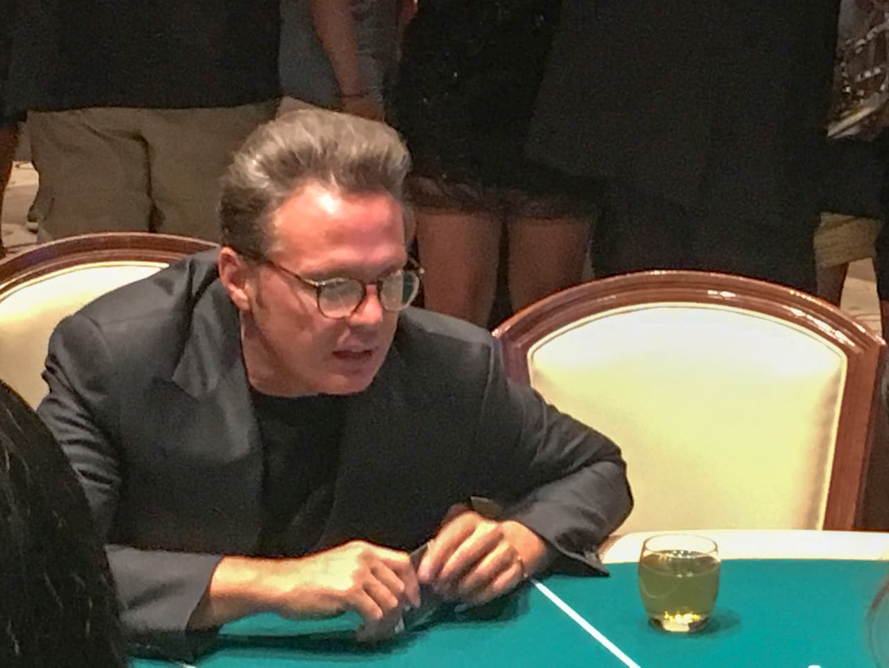El cantante Luis Miguel celebró la noche mexicana apostando en un famoso casino de Las Vegas.