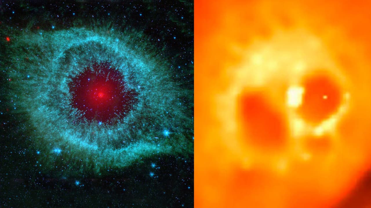 Fantasmas, calaveras y otras imágenes aterradoras en el espacio: así luce el lado más temible del Universo