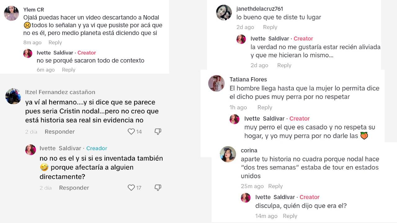 Ivette Saldívar desmiente que se trate de Christian Nodal.