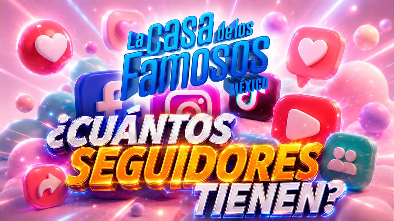 ¿Con cuántos seguidores entran los nuevos habitantes de La Casa de los Famosos Mexico 2026? ¡Entérate!