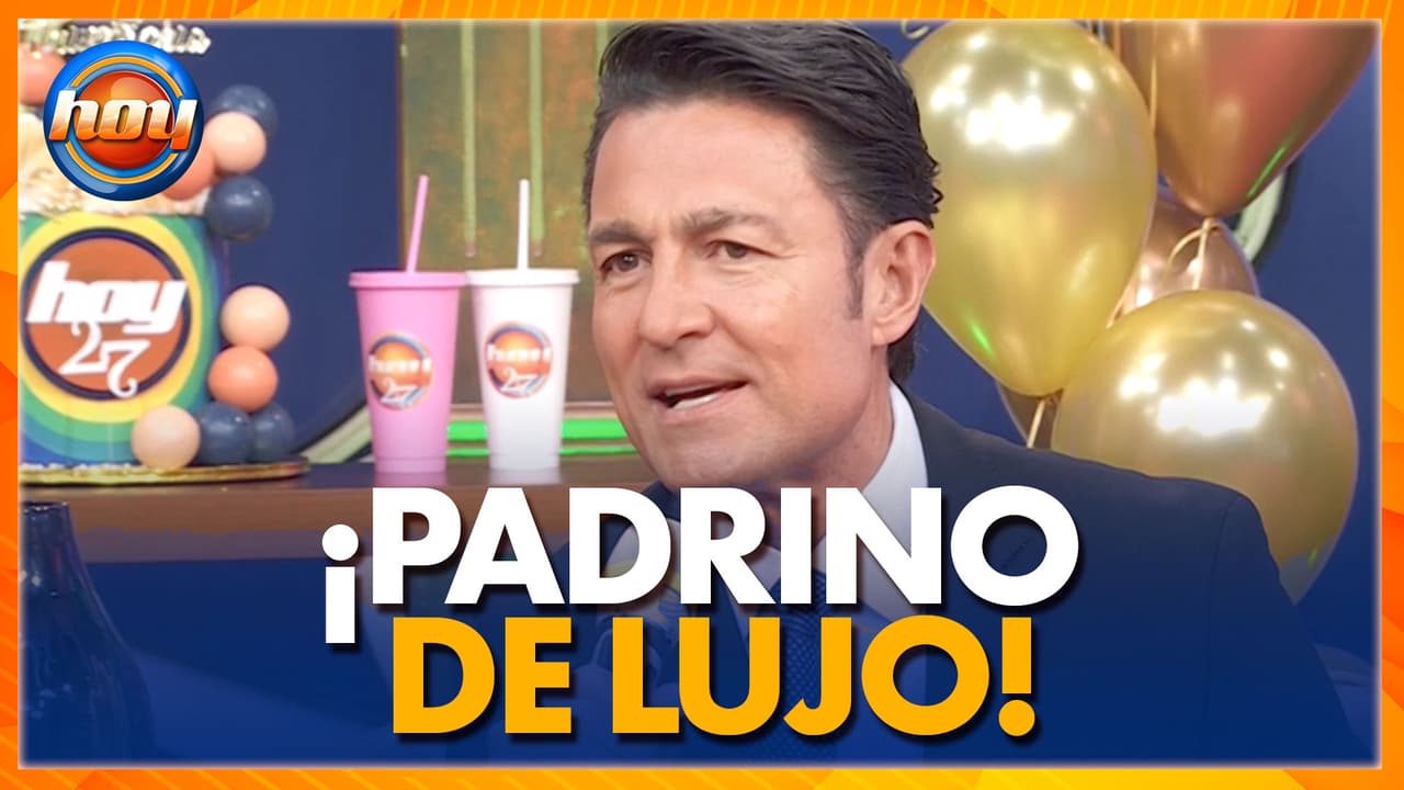 Fernando Colunga celebra con nosotros 27 años de HOY