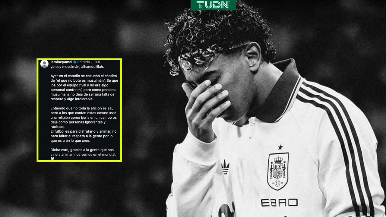 Lamine Yamal publica sentido mensaje por cánticos racistas: "Yo soy musulmán"