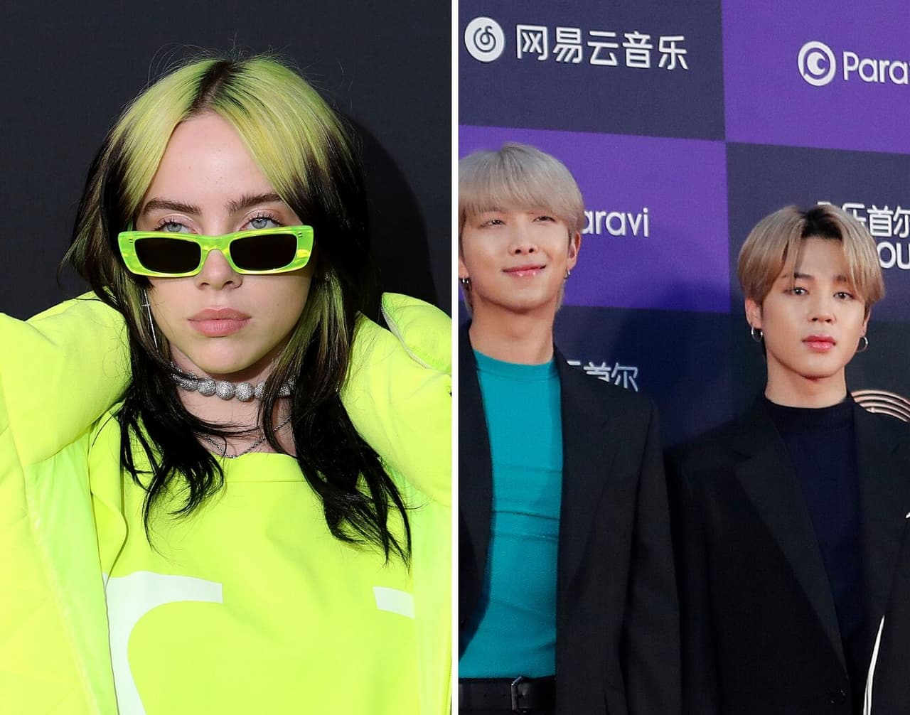 BTS, Taylor Swift, Billie Eilish y su hermano se sentarán juntos en los Grammy
